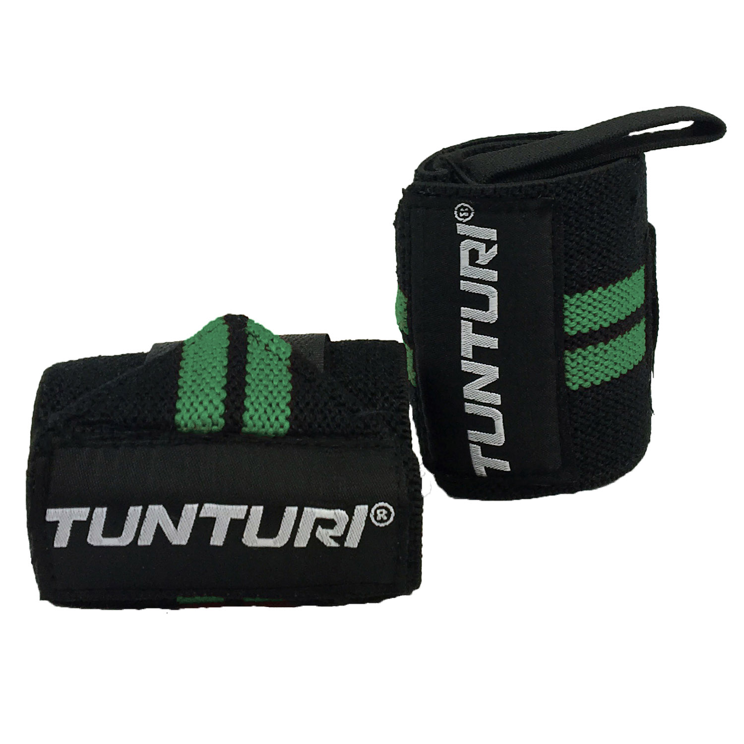 Tunturi Handgelenkbandagen - Functional Training Wrist Wraps - Schwarz / Grün