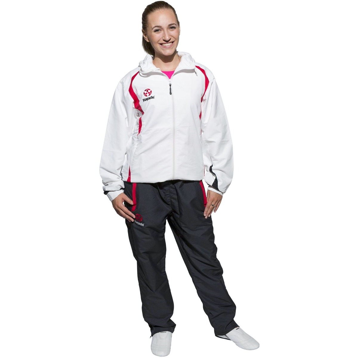 Hayashi Trainingsanzug - Hayashi - Weiß / Rot Hayashi Trainingsanzug - Hayashi - Weiß / Rot