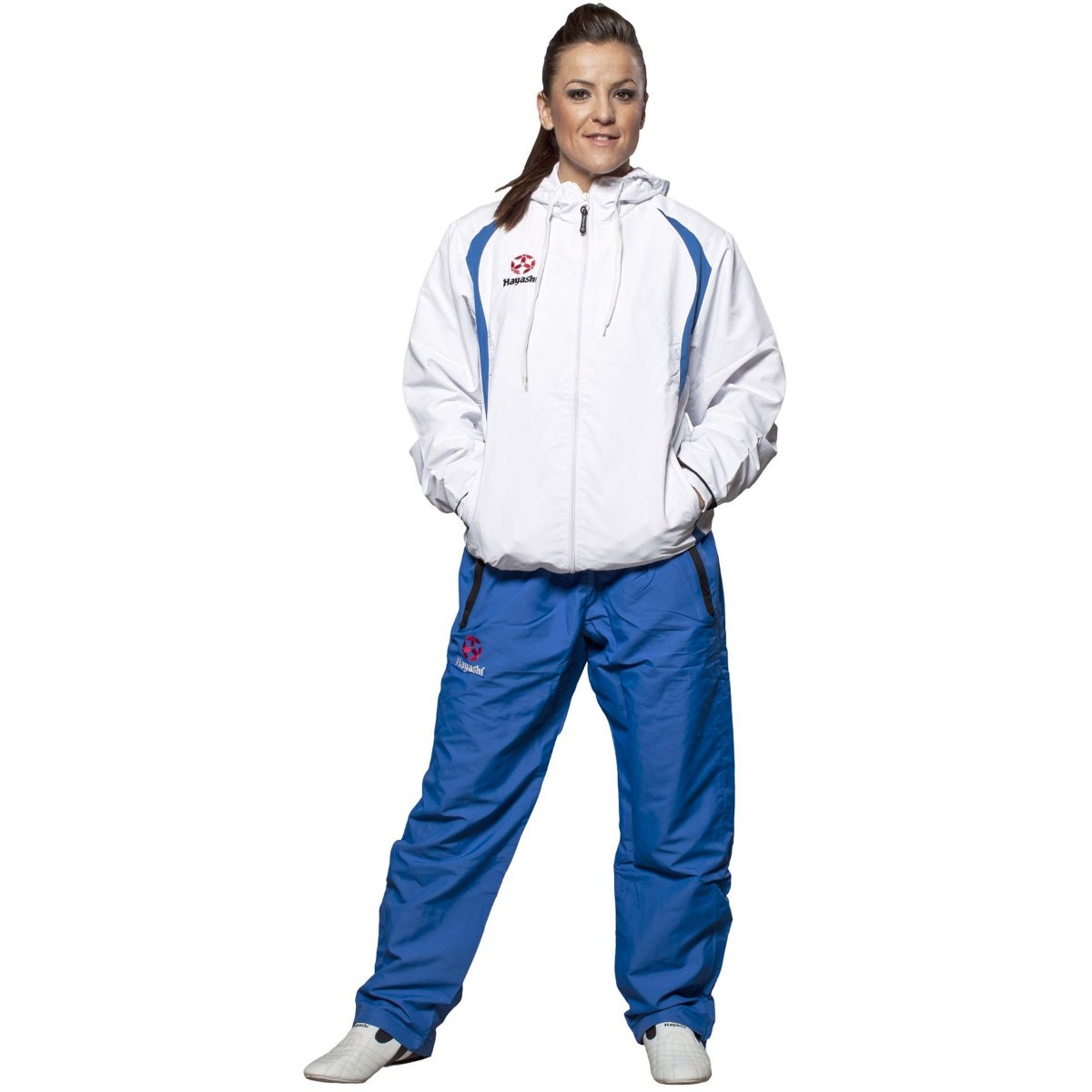 Hayashi Trainingsanzug - Hayashi - Weiß / Blau Hayashi Trainingsanzug - Hayashi - Weiß / Blau