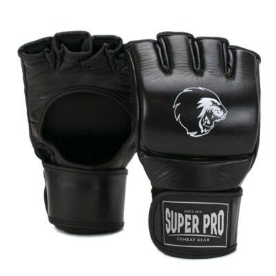 Super Pro Combat Gear MMA-Handschuhe - Slugger - Schwarz / Weiß Super Pro Combat Gear MMA-Handschuhe - Slugger - Schwarz / Weiß