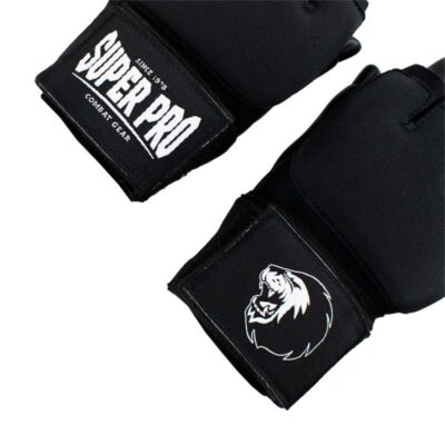 Super Pro Combat Gear Innenhandschuhe - Mexican Wrap - Schwarz / Weiß Super Pro Combat Gear Innenhandschuhe - Mexican Wrap - Schwarz / Weiß