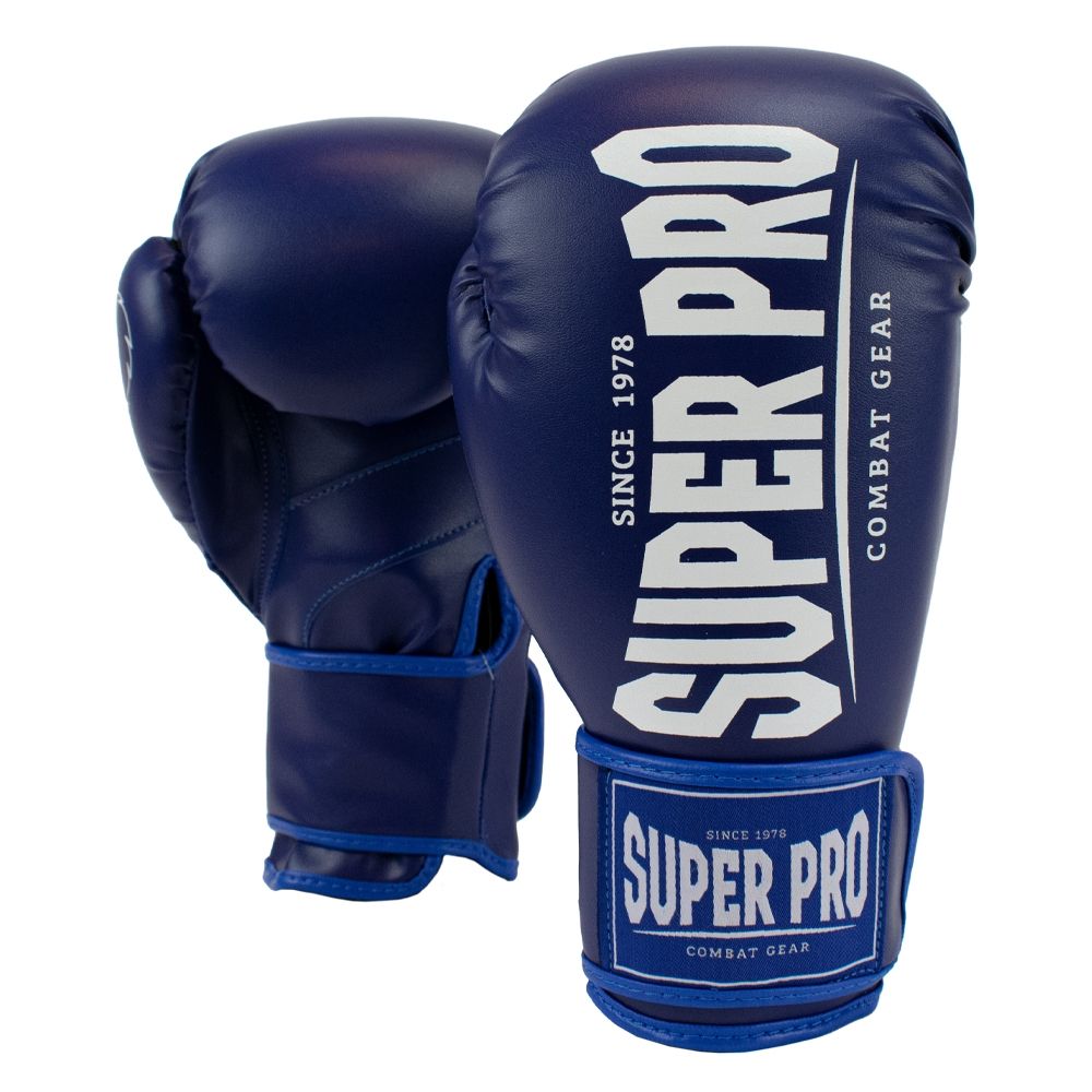 Super Pro Combat Gear Boxhandschuhe - Champ - Blau / Weiß