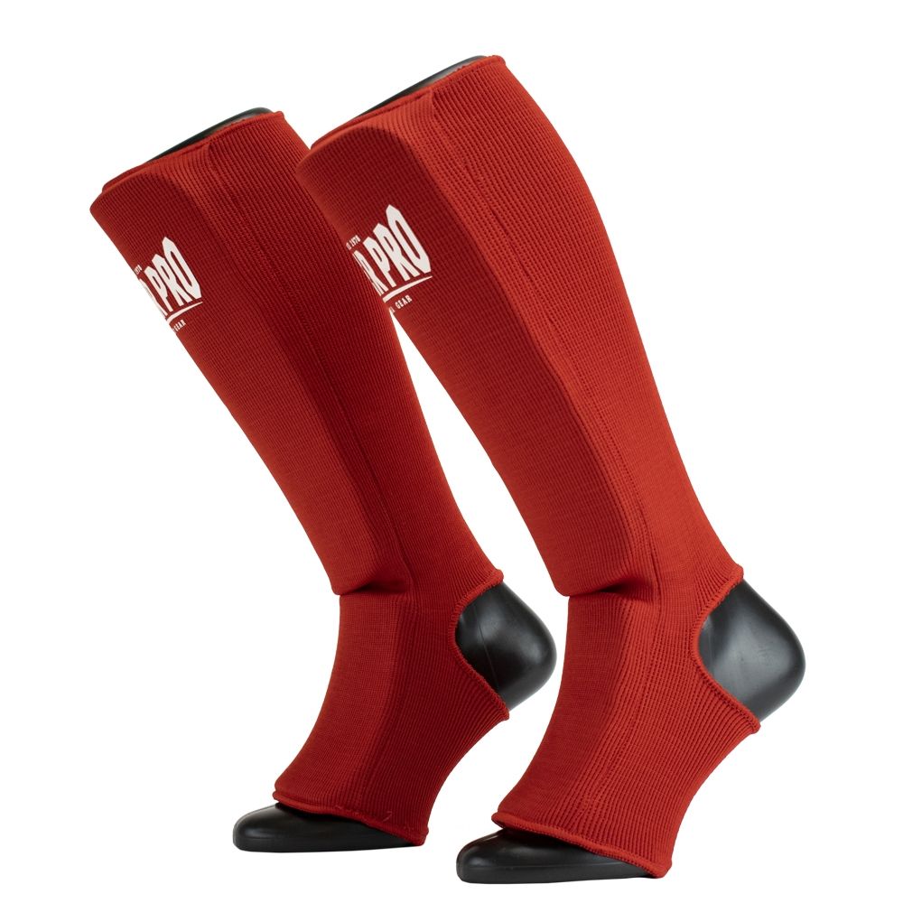 Super Pro Combat Gear Schienbein- und Spannschutz - Defender - Rot / Weiß Super Pro Combat Gear Schienbein- und Spannschutz - Defender - Rot / Weiß