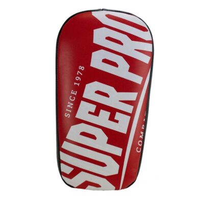 Super Pro Combat Gear Schlagpolster - Leder Thaistyle Armpad - Rot / Schwarz Super Pro Combat Gear Schlagpolster - Leder Thaistyle Armpad - Rot / Schwarz