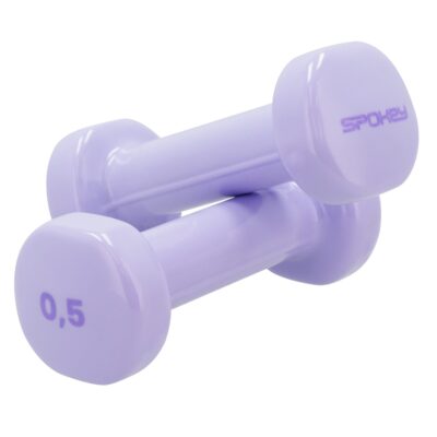 Spokey Shape IV Vinyl-Hanteln 2 x 0,5 kg lila Spokey Shape IV Vinyl-Hanteln 2 x 0,5 kg lila