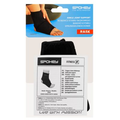 Spokey universelle Knöchelbandage schwarz verstellbar Spokey universelle Knöchelbandage schwarz verstellbar