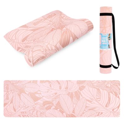 Spokey LEAF Fitnessmatte rosa 183 x 61 cm Spokey LEAF Fitnessmatte rosa 183 x 61 cm