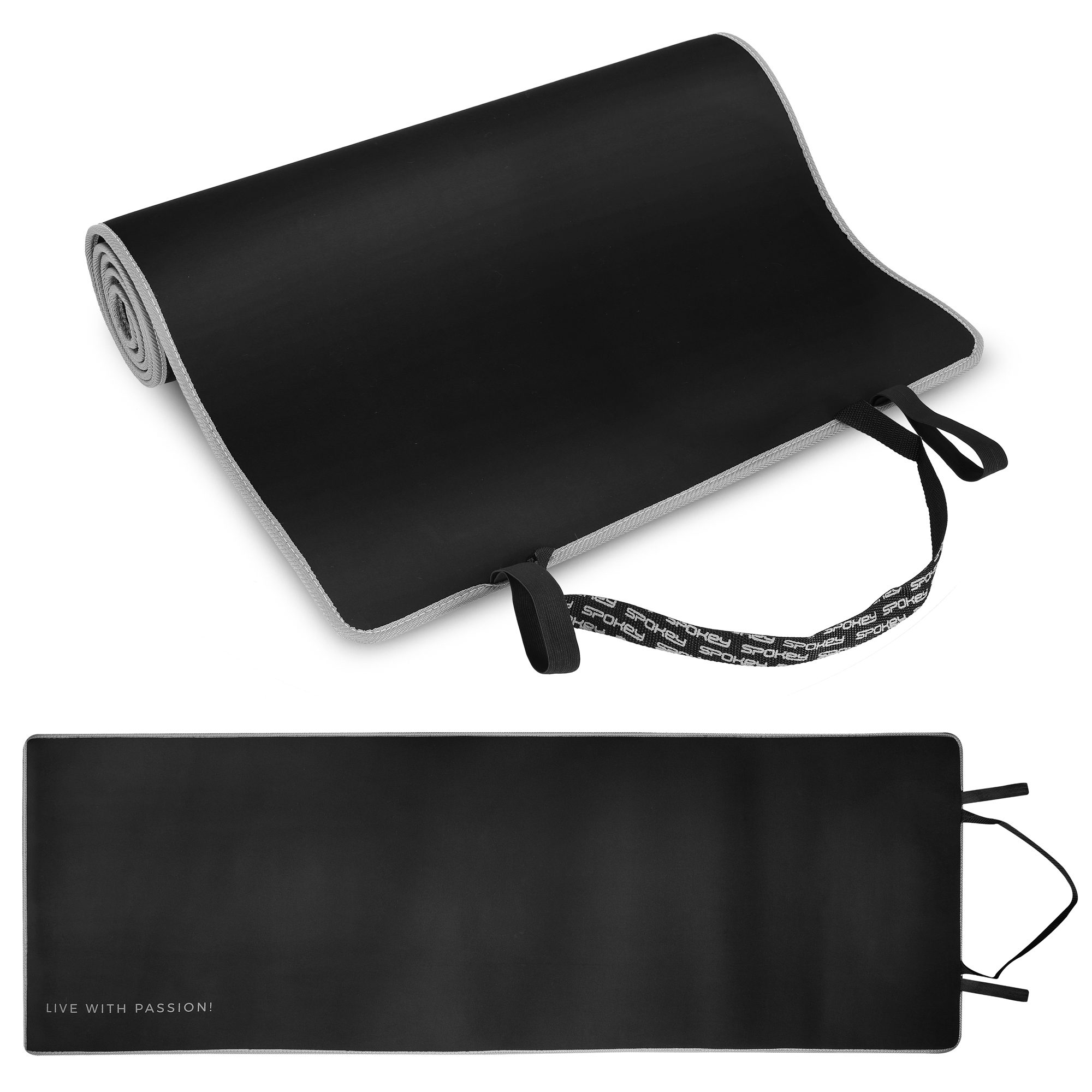 Spokey FLEXMAT Fitnessmatte Schwarz 0,6 cm Neopren Antirutsch Spokey FLEXMAT Fitnessmatte Schwarz 0,6 cm Neopren Antirutsch