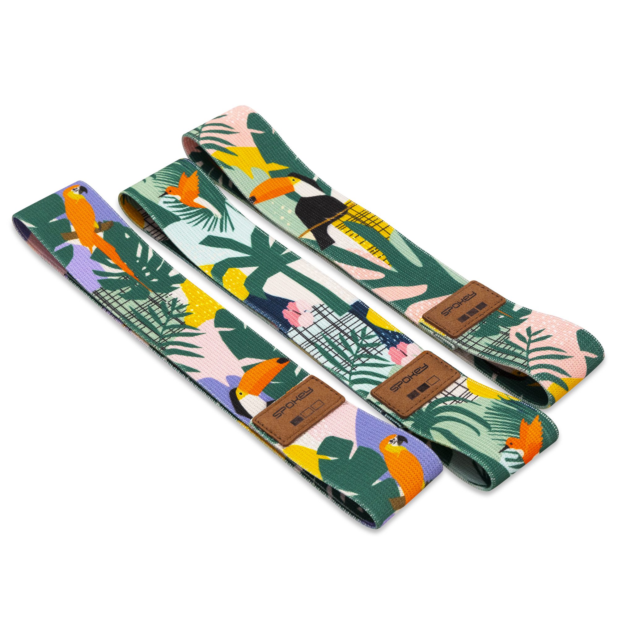 Spokey Home Jungle Widerstandsbänder Set 3 Stück 20 30 kg