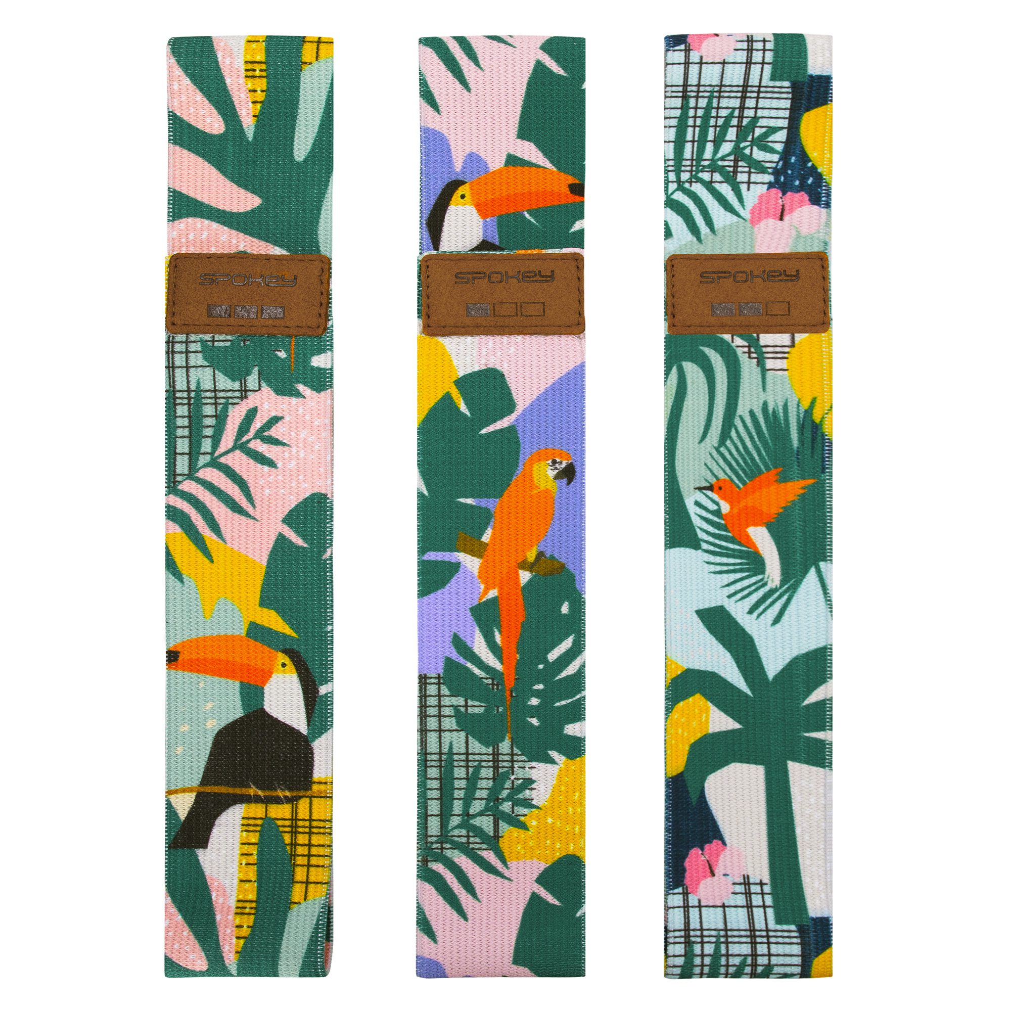 Spokey Home Jungle Widerstandsbänder Set 3 Stück 20 30 kg Spokey Home Jungle Widerstandsbänder Set 3 Stück 20 30 kg