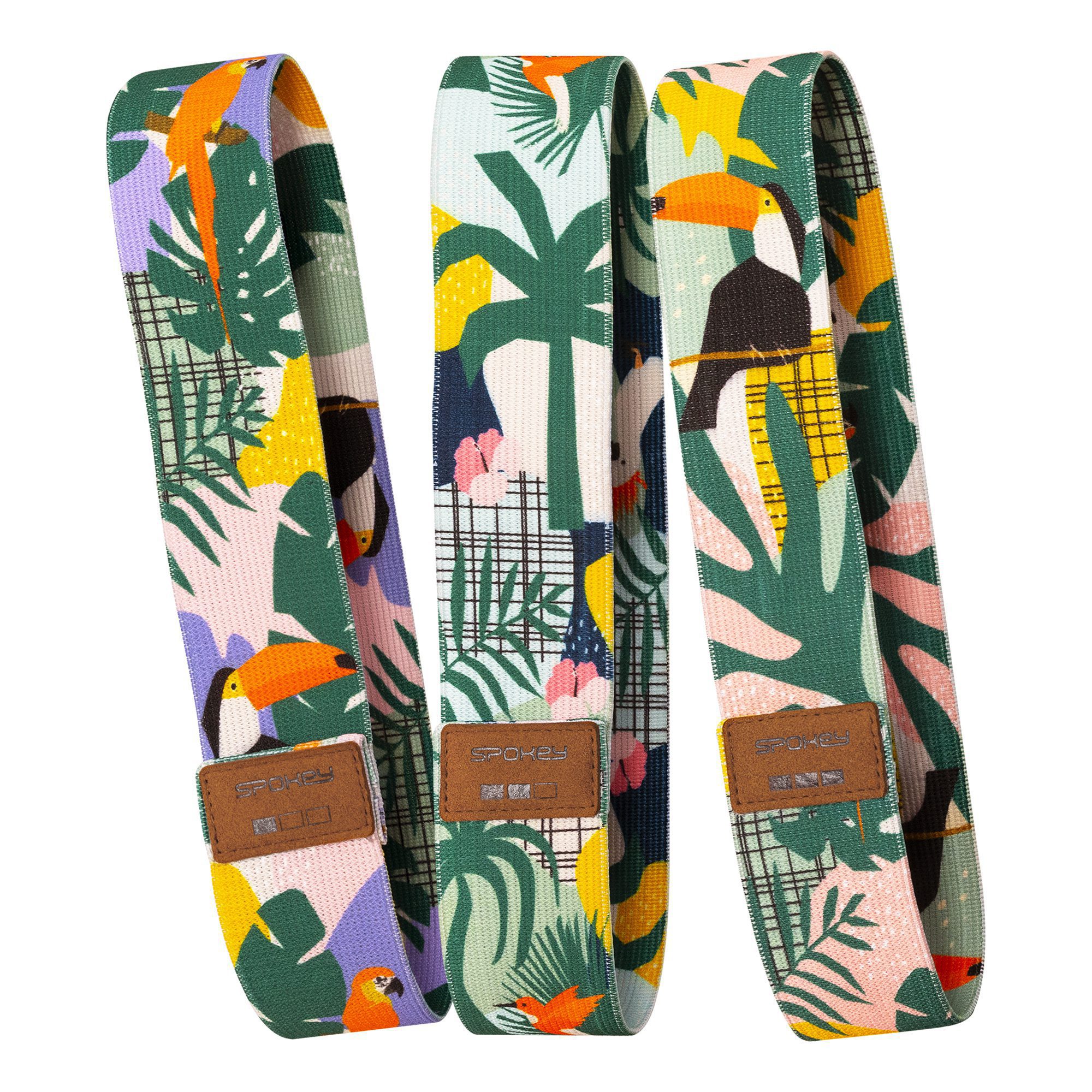 Spokey Home Jungle Widerstandsbänder Set 3 Stück 20 30 kg Spokey Home Jungle Widerstandsbänder Set 3 Stück 20 30 kg