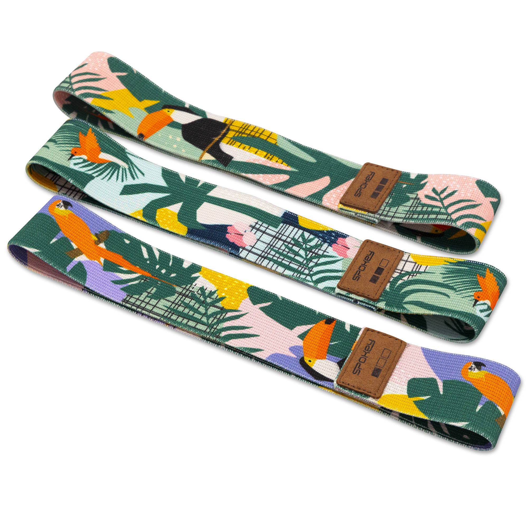 Spokey Home Jungle Widerstandsbänder Set 3 Stück 20 30 kg Spokey Home Jungle Widerstandsbänder Set 3 Stück 20 30 kg