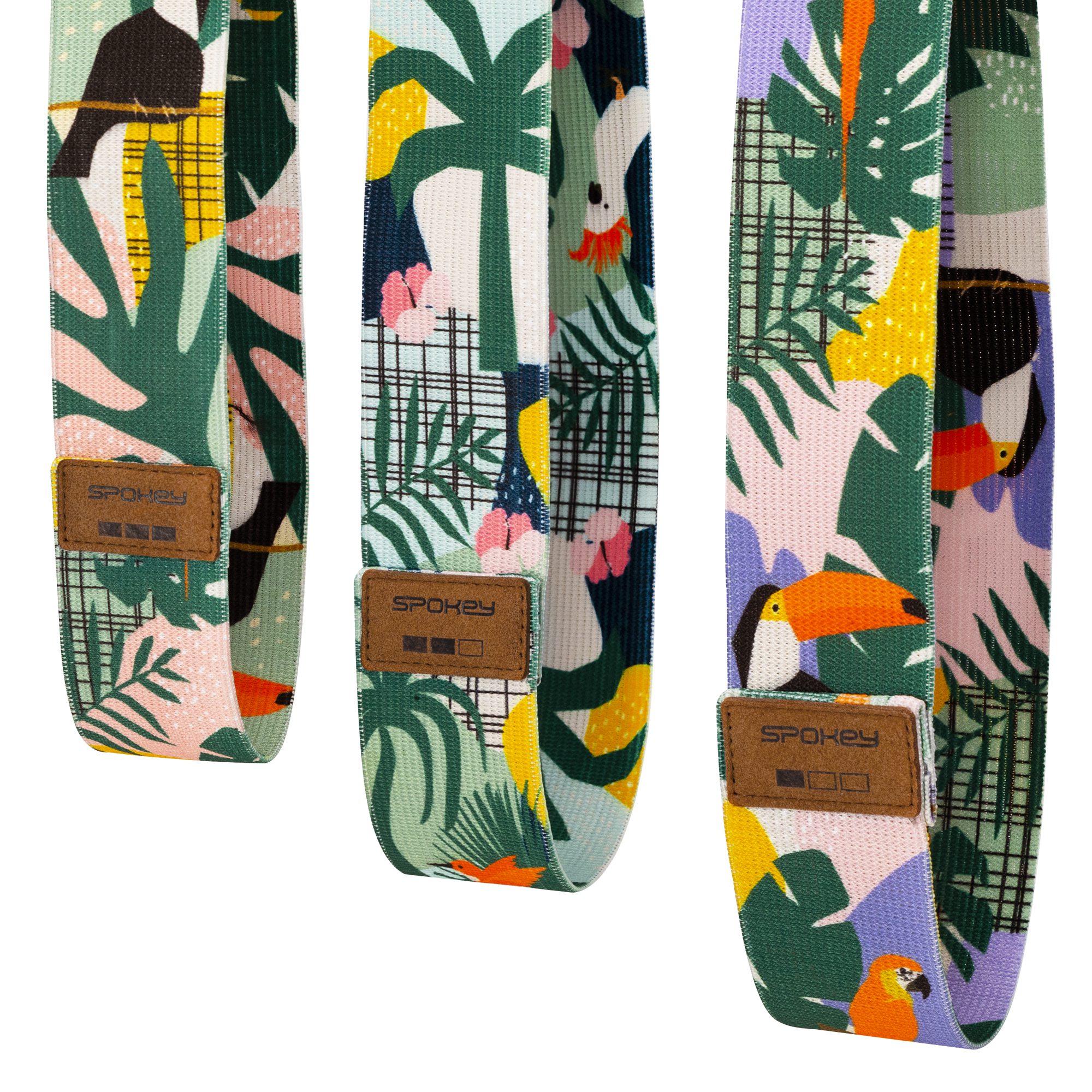 Spokey Home Jungle Widerstandsbänder Set 3 Stück 20 30 kg Spokey Home Jungle Widerstandsbänder Set 3 Stück 20 30 kg