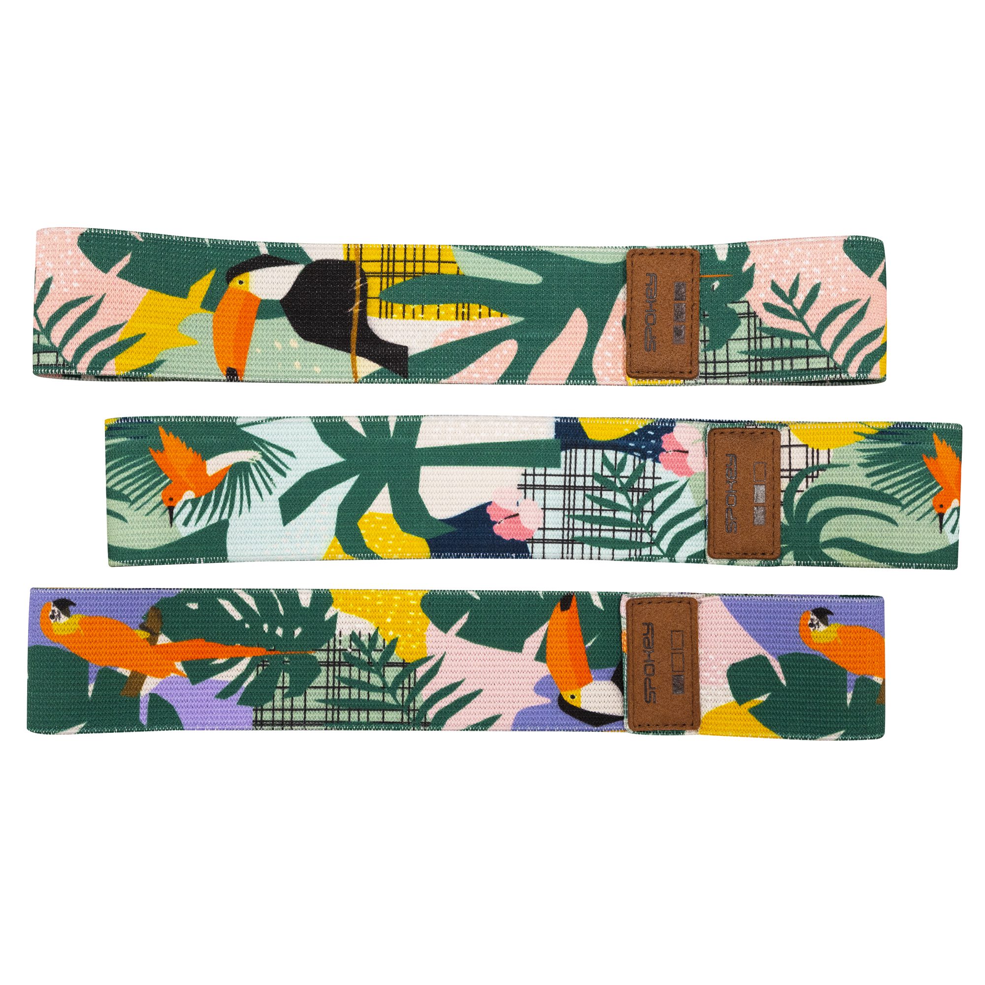Spokey Home Jungle Widerstandsbänder Set 3 Stück 20 30 kg Spokey Home Jungle Widerstandsbänder Set 3 Stück 20 30 kg