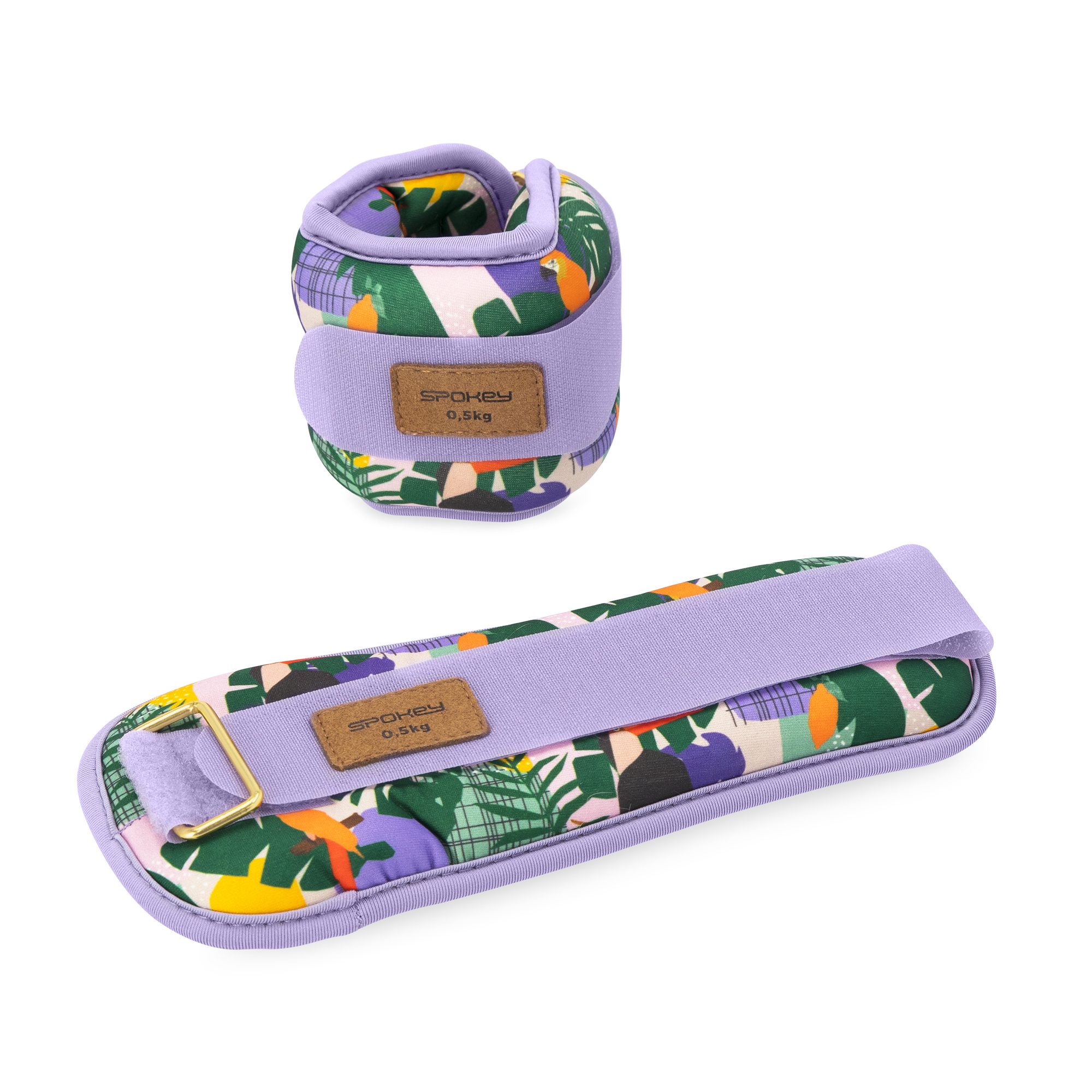 Spokey Home Jungle Knöchel- und Handgelenkgewichte 2x 0,5 kg Spokey Home Jungle Knöchel- und Handgelenkgewichte 2x 0,5 kg