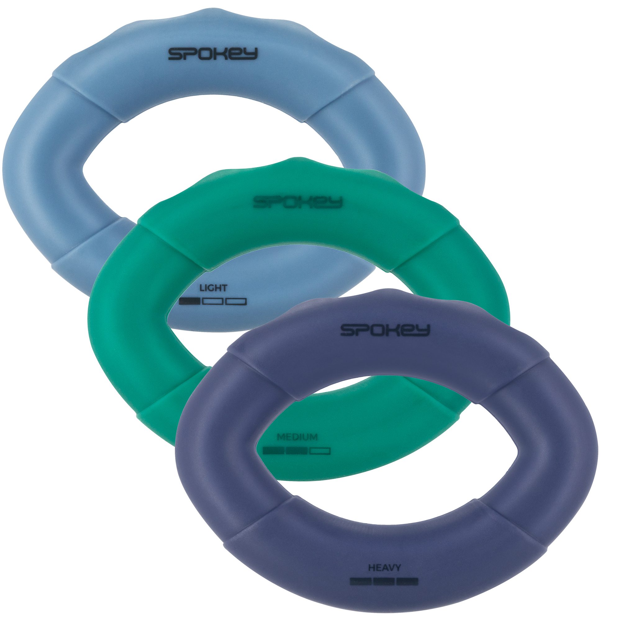 Spokey Hand Power Handgripper-Set 3 Stück für Griptraining Spokey Hand Power Handgripper-Set 3 Stück für Griptraining