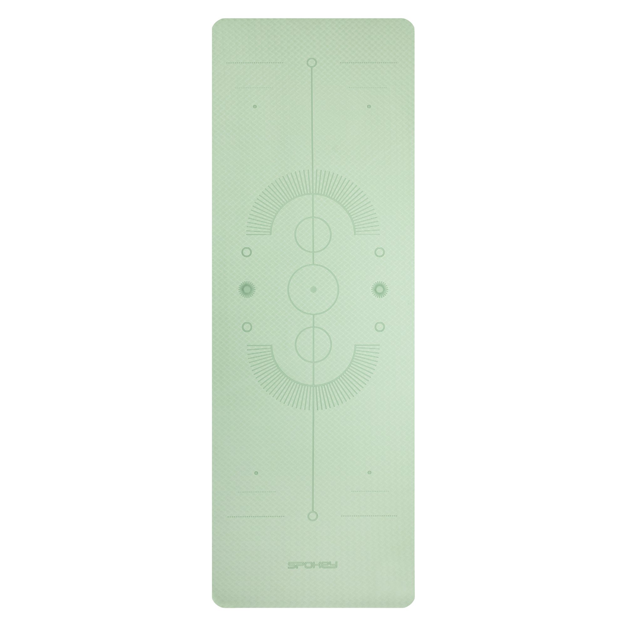 Spokey Mandala Yoga- und Fitnessmatte grün 183 x 61 cm Spokey Mandala Yoga- und Fitnessmatte grün 183 x 61 cm