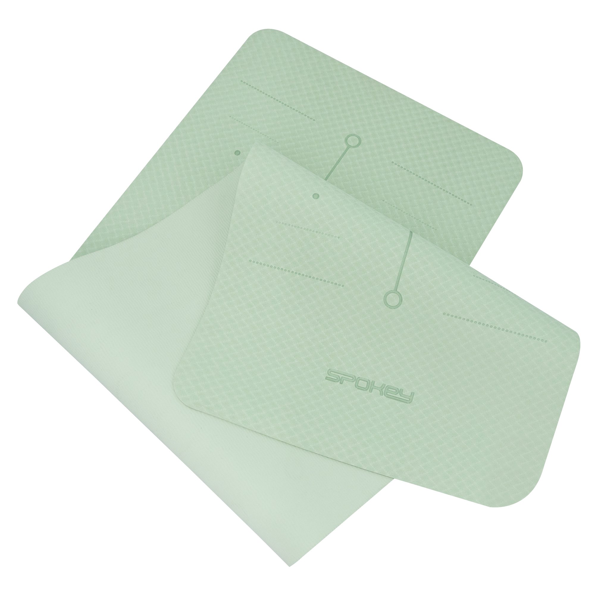 Spokey Mandala Yoga- und Fitnessmatte grün 183 x 61 cm Spokey Mandala Yoga- und Fitnessmatte grün 183 x 61 cm