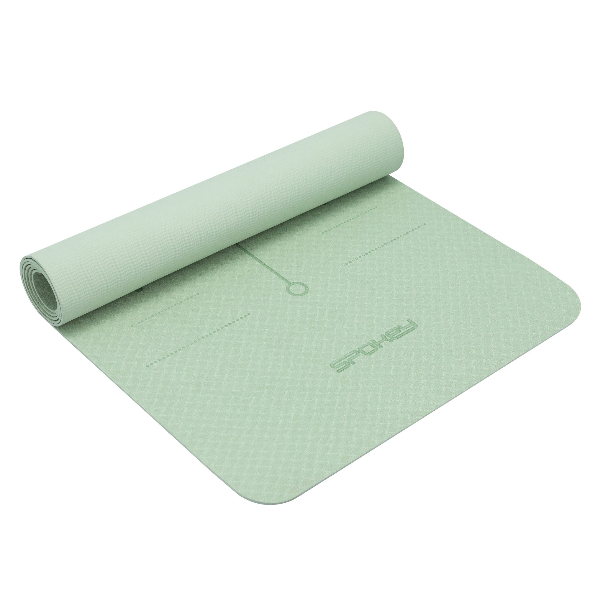 Spokey Mandala Yoga- und Fitnessmatte grün 183 x 61 cm Spokey Mandala Yoga- und Fitnessmatte grün 183 x 61 cm