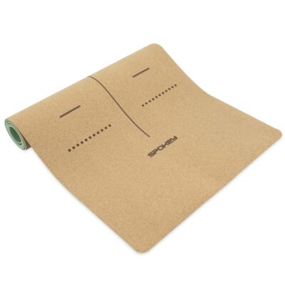 Spokey Savasana Korken Yogamatte Grün 183 x 61 cm Spokey Savasana Korken Yogamatte Grün 183 x 61 cm