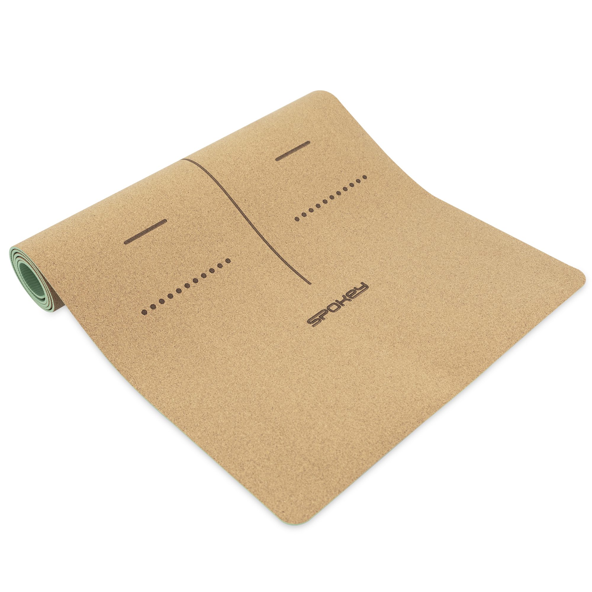 Spokey Savasana Korken Yogamatte Grün 183 x 61 cm Spokey Savasana Korken Yogamatte Grün 183 x 61 cm