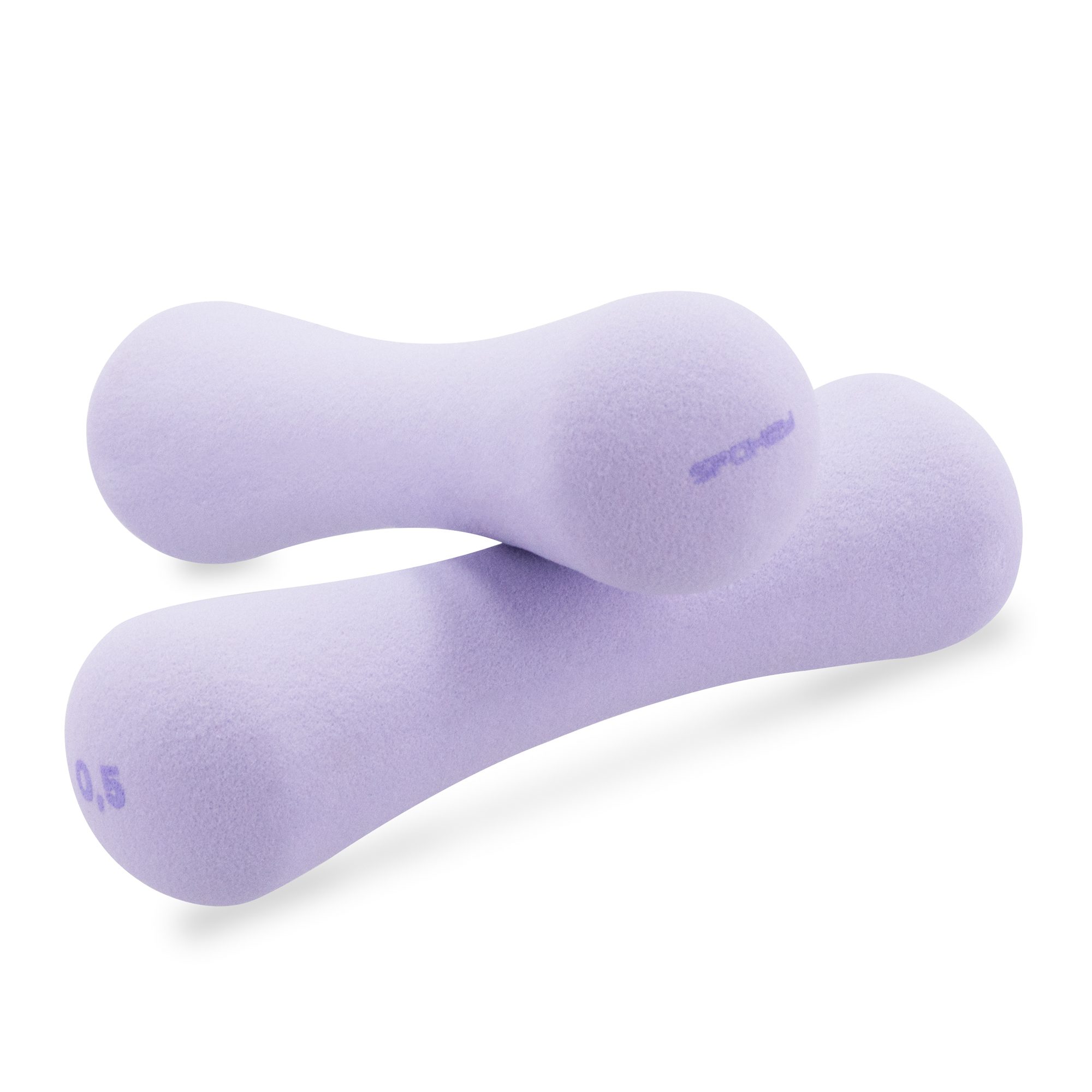 Spokey BONE Neopren-Kurzhantel-Set 2x 0,5 kg lila Spokey BONE Neopren-Kurzhantel-Set 2x 0,5 kg lila