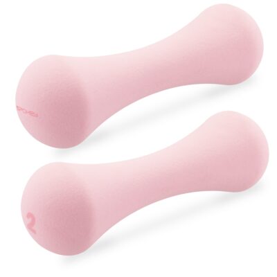 Spokey BONE Neopren-Kurzhantel-Set 2x2 kg rosa