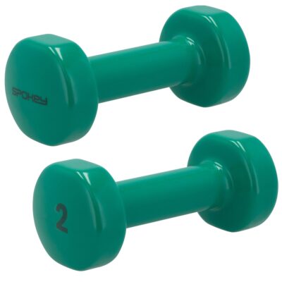 Spokey SHAPE Vinyl-Kurzhantel-Set 2 x 2 kg grün Spokey SHAPE Vinyl-Kurzhantel-Set 2 x 2 kg grün
