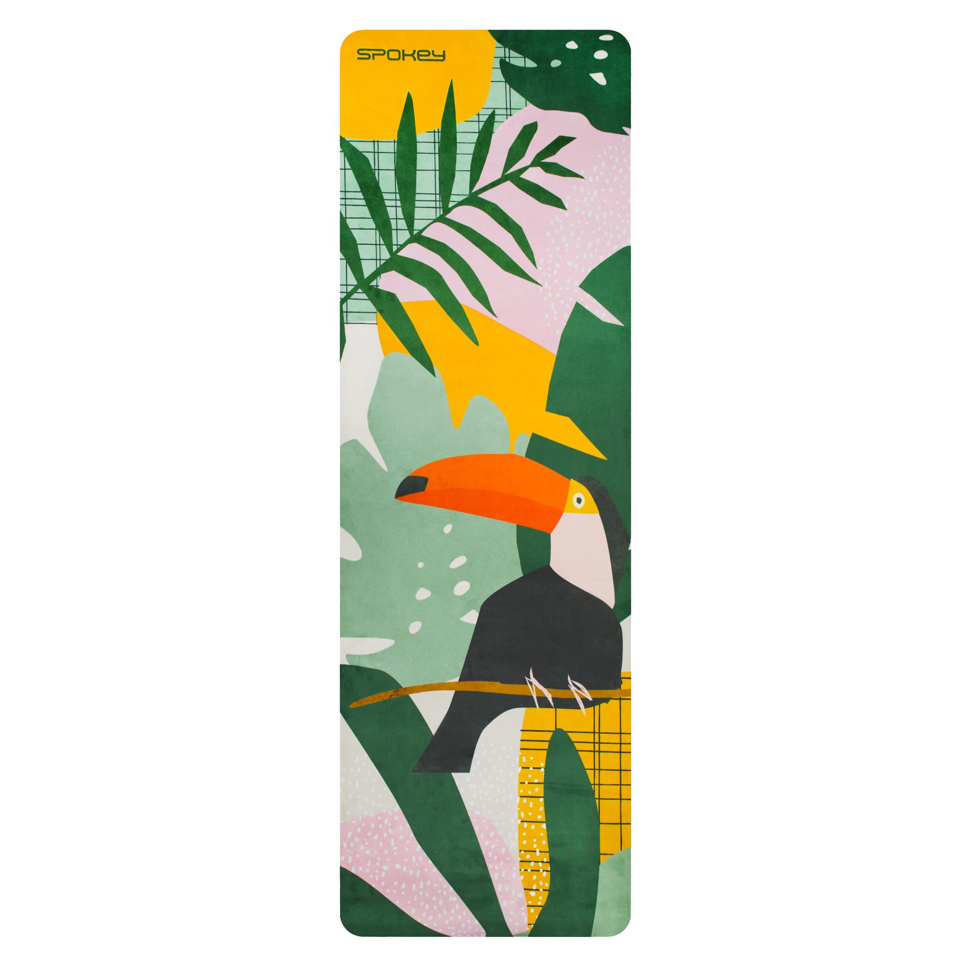 Spokey Home Jungle Fitnessmatte Antirutsch Mikrofaser-Suede 183x61 cm Spokey Home Jungle Fitnessmatte Antirutsch Mikrofaser-Suede 183x61 cm