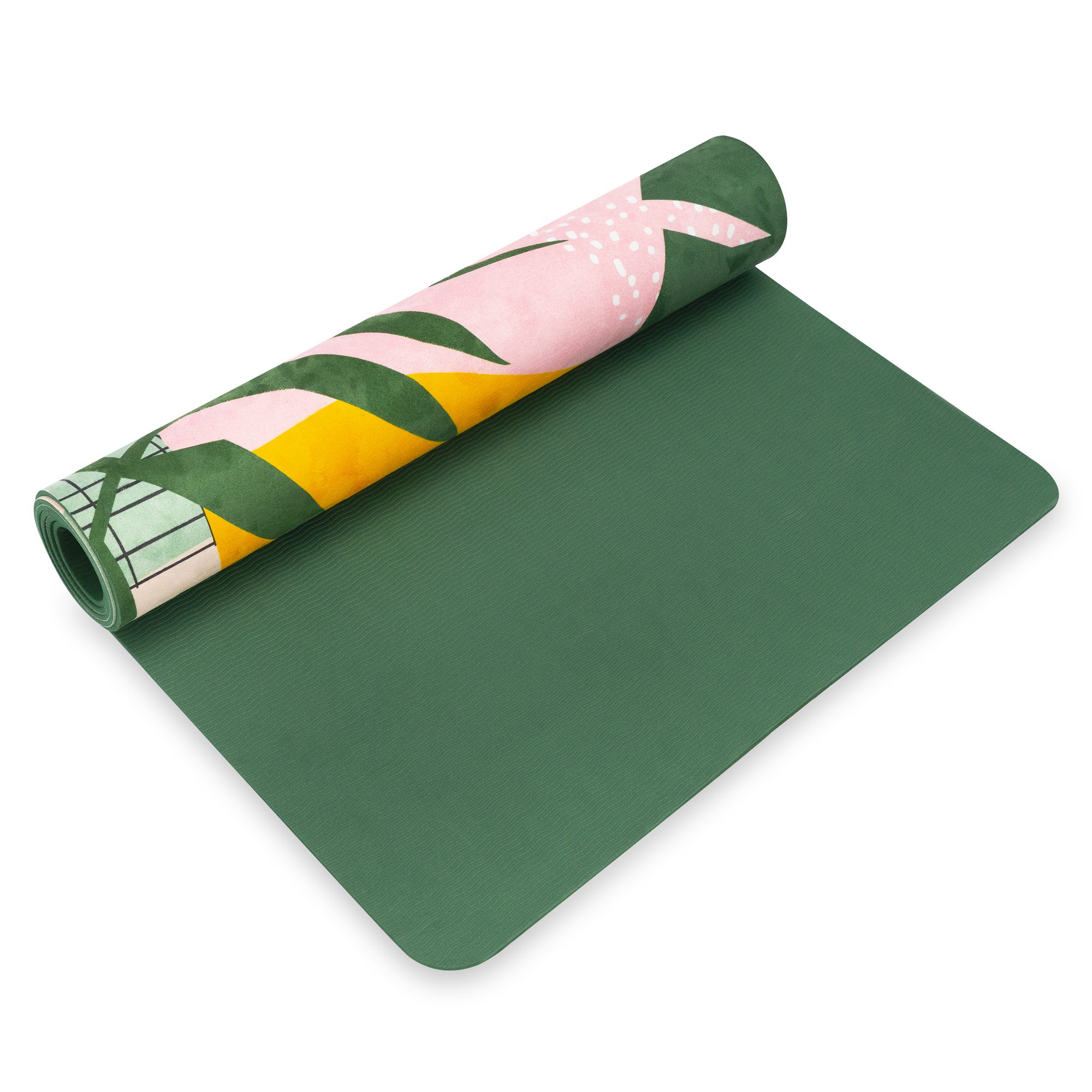 Spokey Home Jungle Fitnessmatte Antirutsch Mikrofaser-Suede 183x61 cm Spokey Home Jungle Fitnessmatte Antirutsch Mikrofaser-Suede 183x61 cm