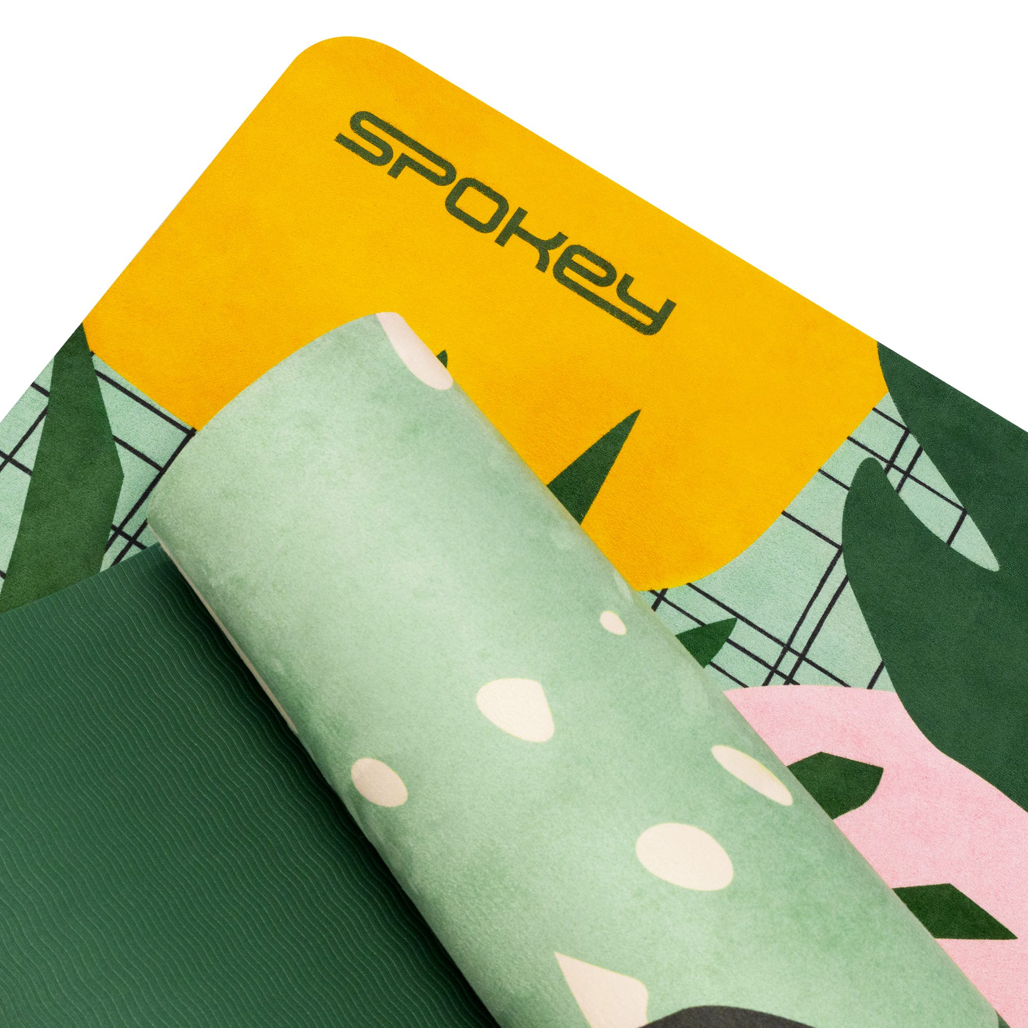 Spokey Home Jungle Fitnessmatte Antirutsch Mikrofaser-Suede 183x61 cm Spokey Home Jungle Fitnessmatte Antirutsch Mikrofaser-Suede 183x61 cm