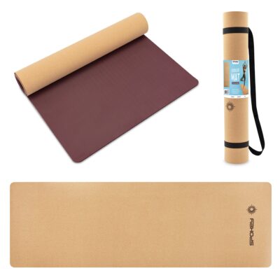 Spokey Savasana Yogamatte Kork Antirutsch 183 x 61 cm Spokey Savasana Yogamatte Kork Antirutsch 183 x 61 cm