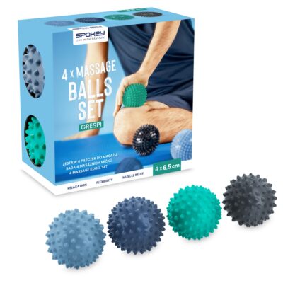 Spokey Grespi Massagebälle Set 4 Stück Multicolor