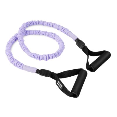Spokey Supra Tube Medium Fitnessband Schwarz Lila