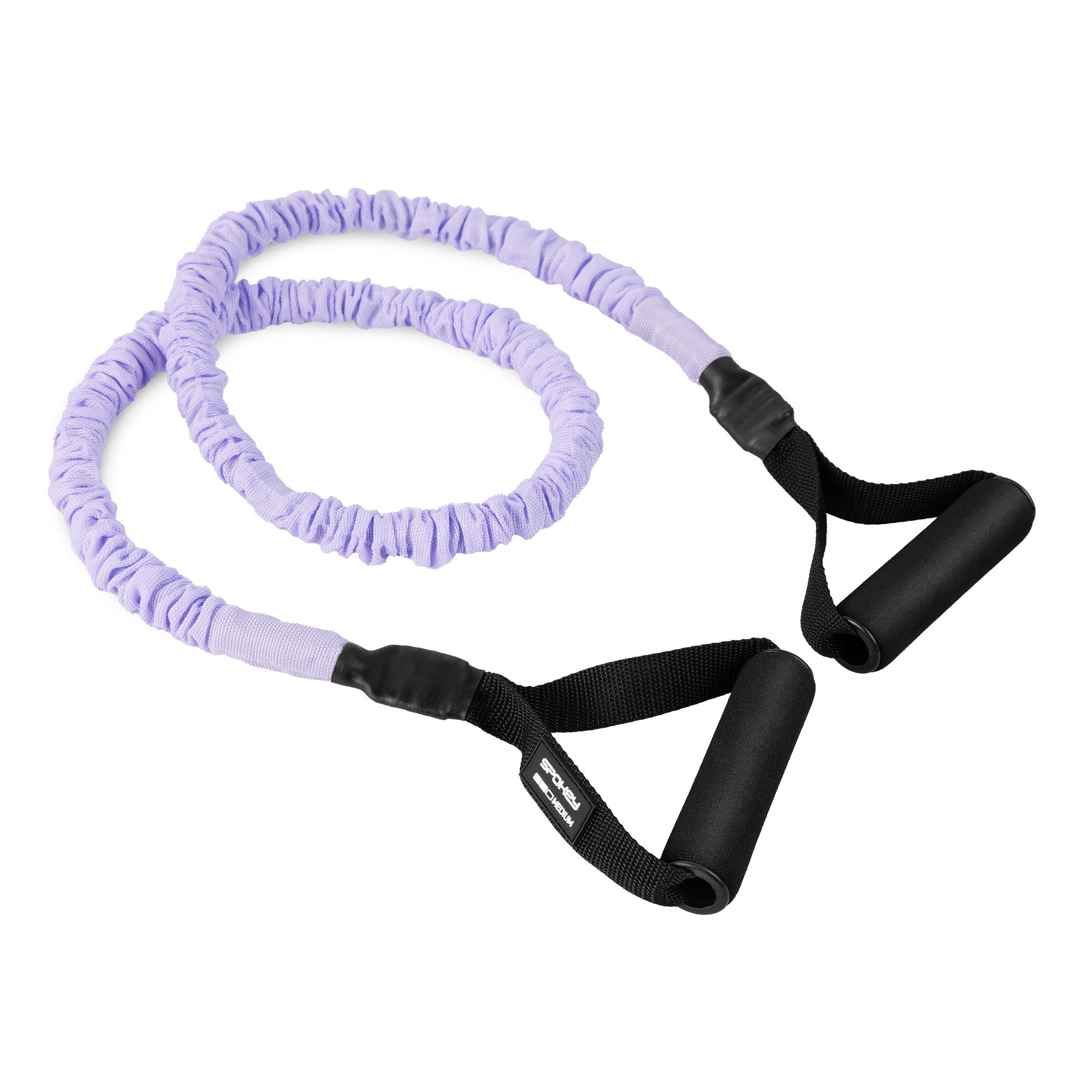 Spokey Supra Tube Medium Fitnessband Schwarz Lila Spokey Supra Tube Medium Fitnessband Schwarz Lila