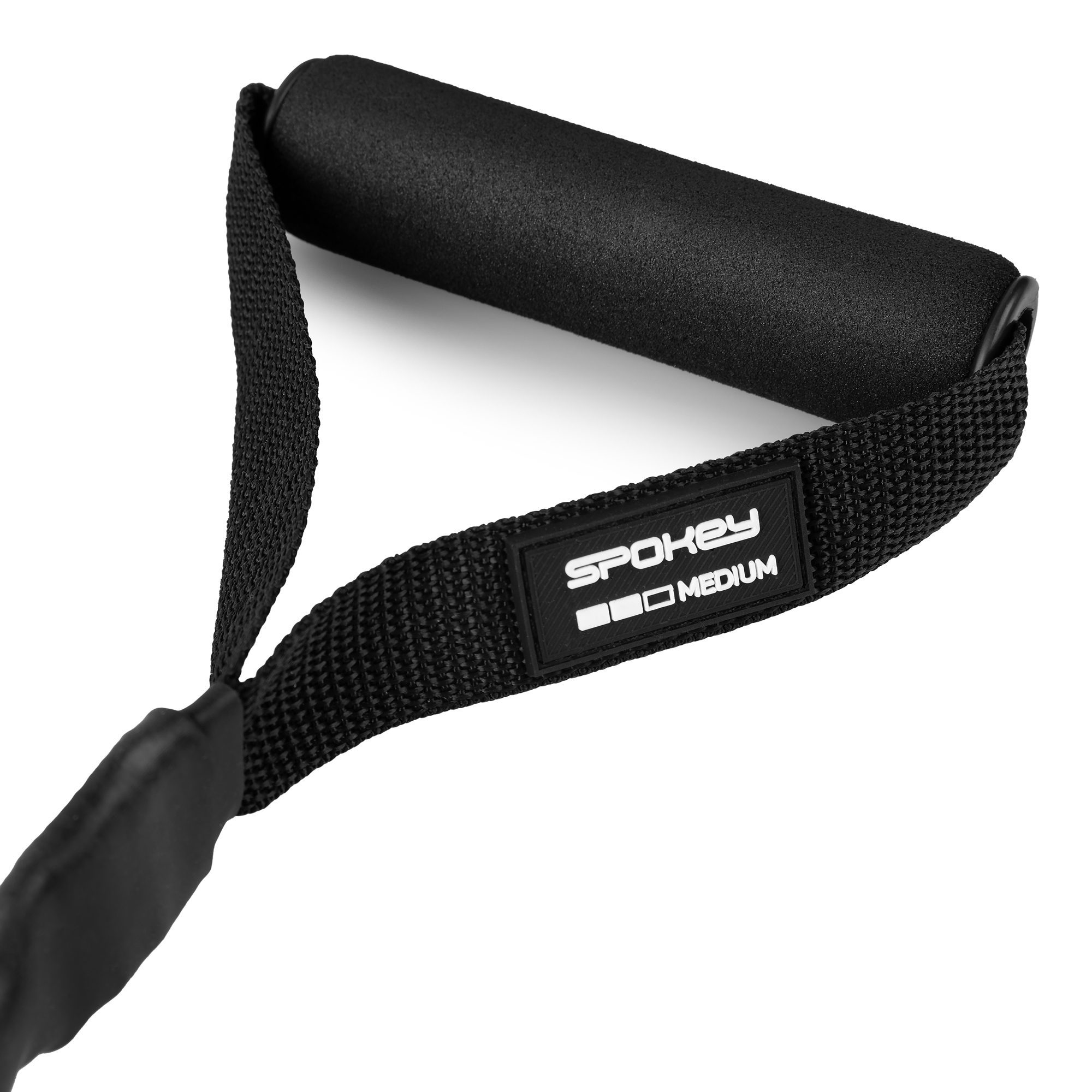 Spokey Supra Tube Medium Fitnessband Schwarz Lila Spokey Supra Tube Medium Fitnessband Schwarz Lila