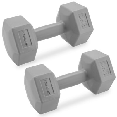 Spokey Monster hexagonales Kurzhantel-Set 2x 3 kg grau Spokey Monster hexagonales Kurzhantel-Set 2x 3 kg grau