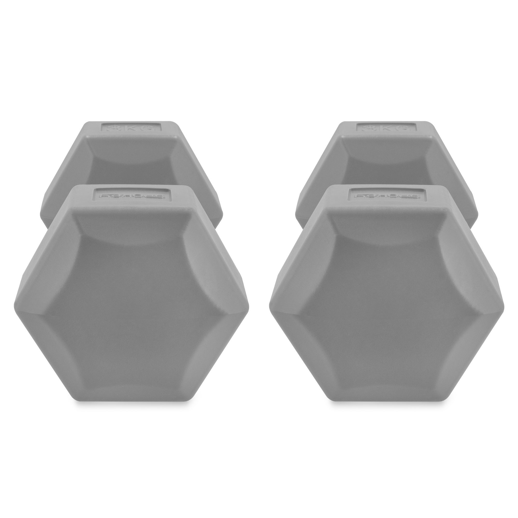 Spokey Monster hexagonales Kurzhantel-Set 2x 3 kg grau Spokey Monster hexagonales Kurzhantel-Set 2x 3 kg grau