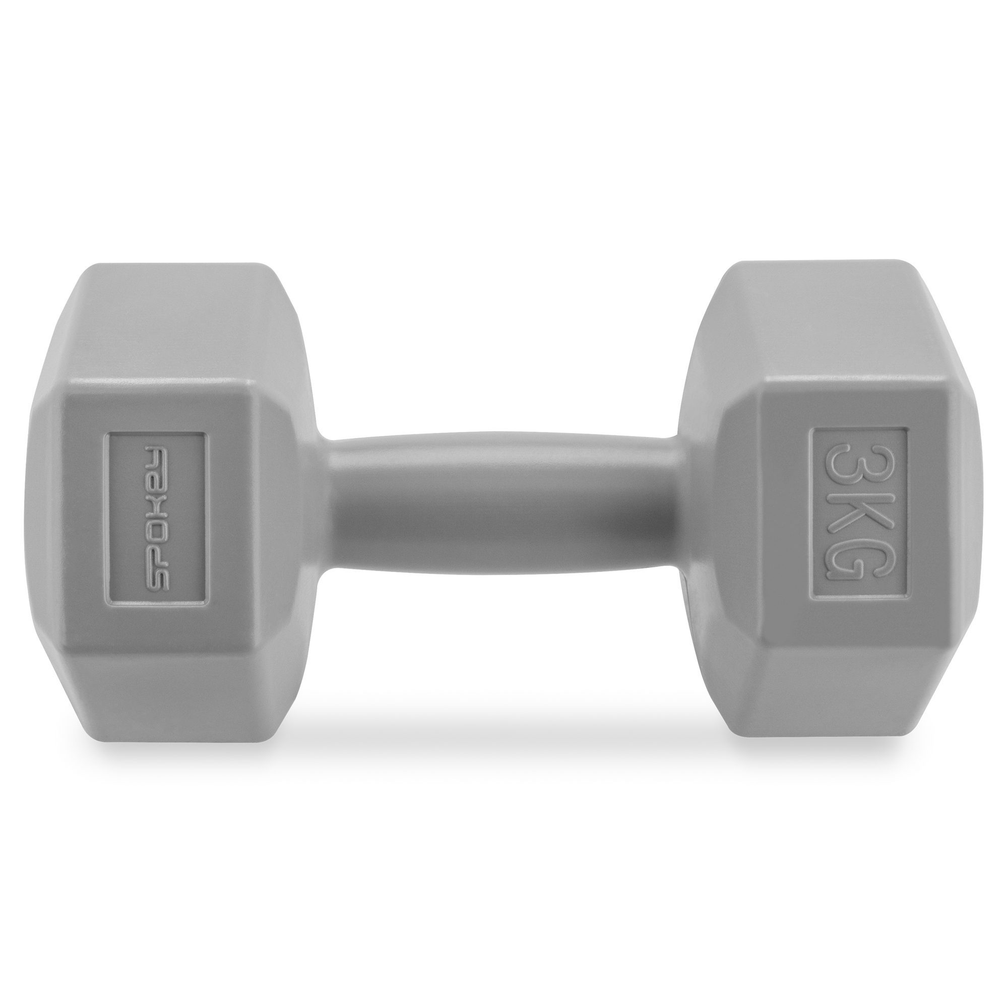Spokey Monster hexagonales Kurzhantel-Set 2x 3 kg grau Spokey Monster hexagonales Kurzhantel-Set 2x 3 kg grau