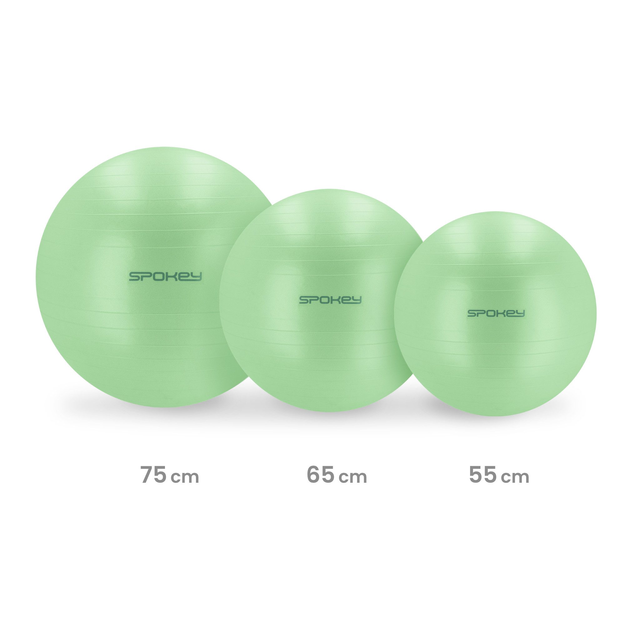 Spokey Fitball Gymbal mit Pumpe 55 65 75 Cm Grün Spokey Fitball Gymbal mit Pumpe 55 65 75 Cm Grün