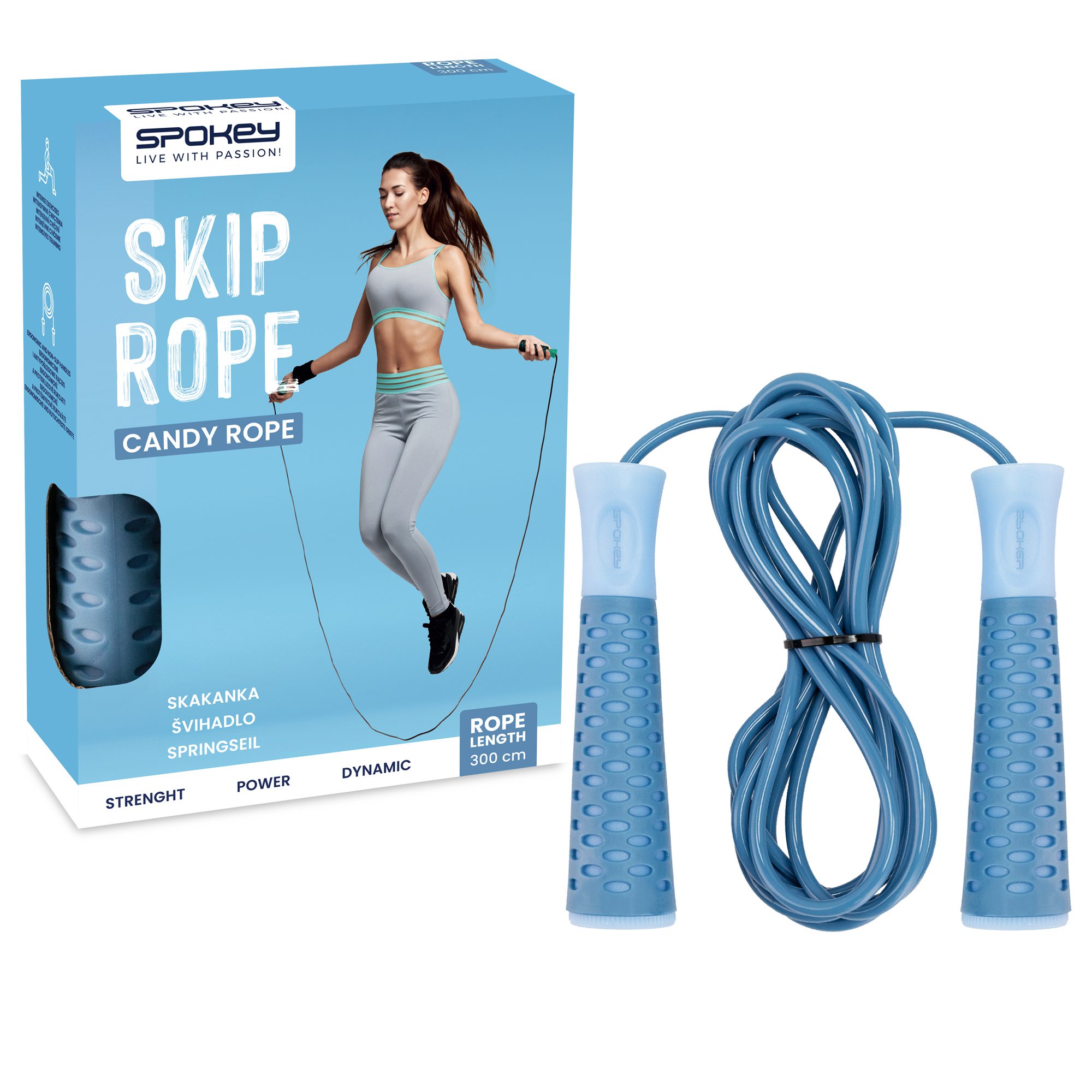 Spokey Candy Rope Springseil Blau Spokey Candy Rope Springseil Blau