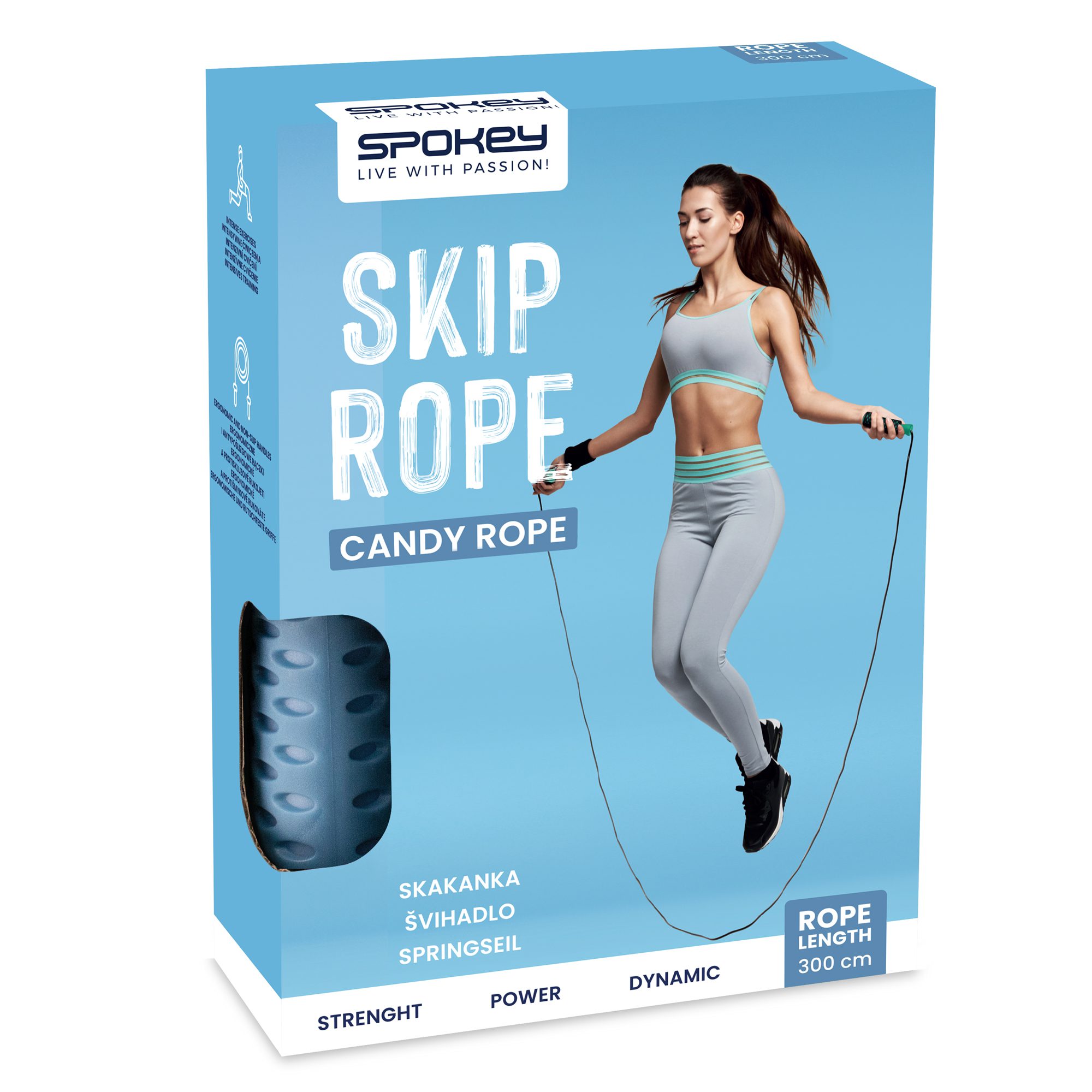 Spokey Candy Rope Springseil Blau Spokey Candy Rope Springseil Blau
