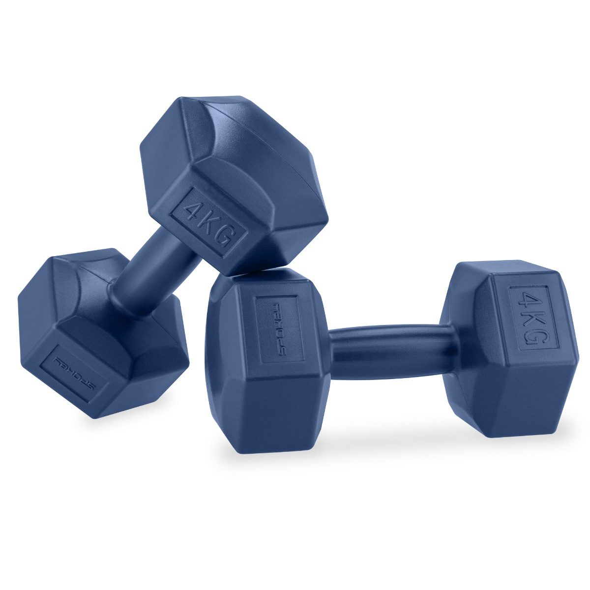 Spokey Monster Hexagonale Kurzhanteln 2x 4 kg Blau Spokey Monster Hexagonale Kurzhanteln 2x 4 kg Blau