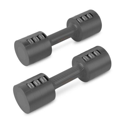 Spokey "Multibell" verstellbare Hanteln - 2x 2,5 kg - schwarz / grau