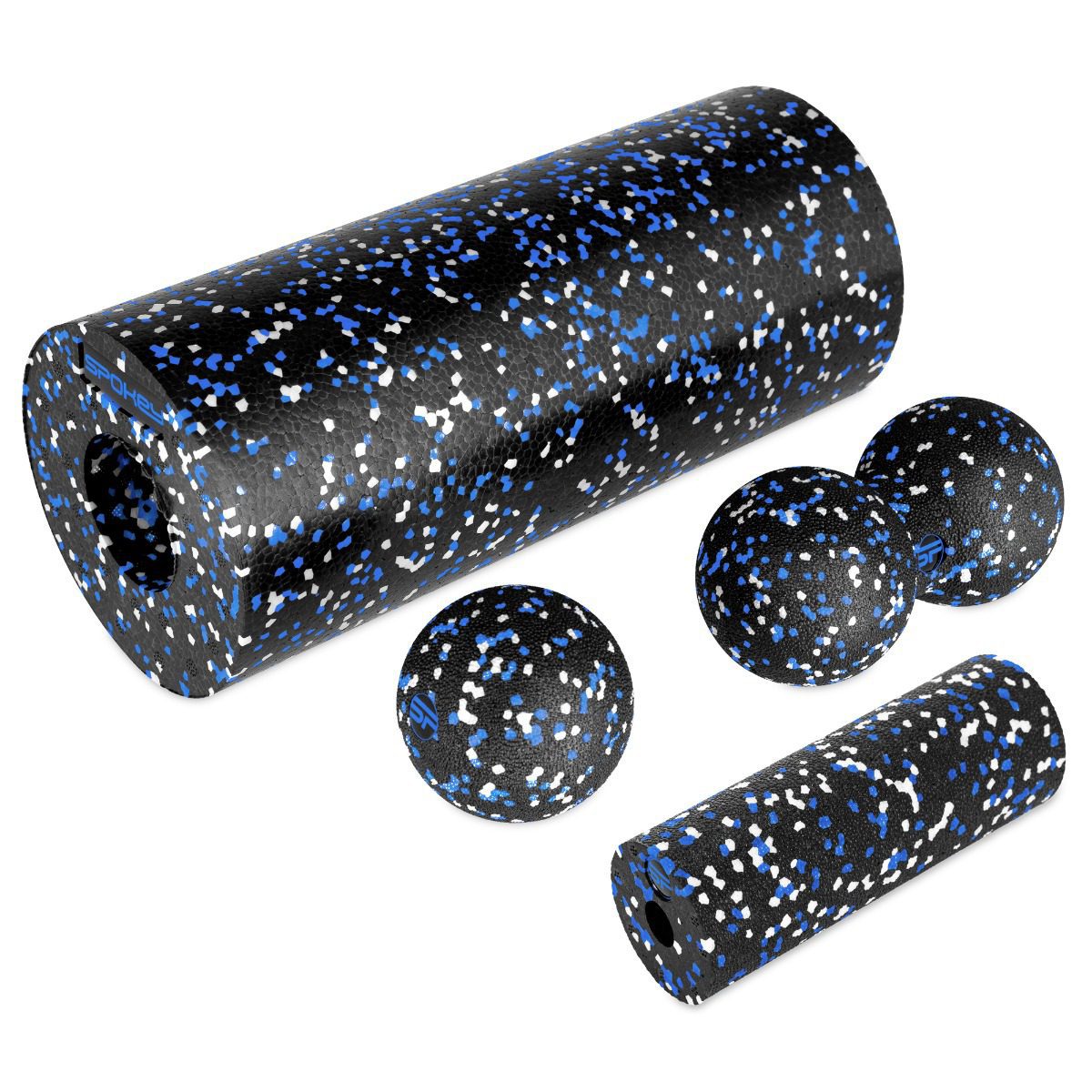 Spokey Rullo Plus Massage-Set für Sportmassage und Pflege