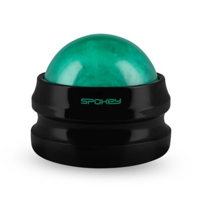 Spokey GLOB Massageball schwarz 360° mit rutschfestem Griff