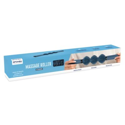 Spokey Massage-Roller mit Handgriffen 41 x 5,5 cm