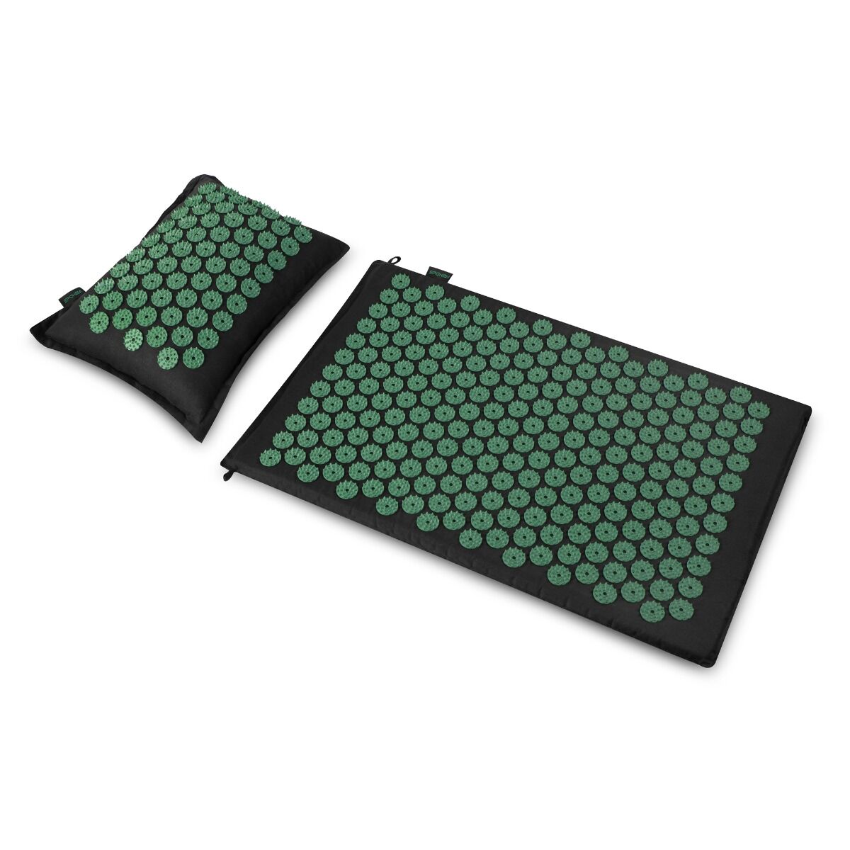 Spokey Akupressurmatte mit Kissen Schwarz Grün AKUMAT Spokey Akupressurmatte mit Kissen Schwarz Grün AKUMAT
