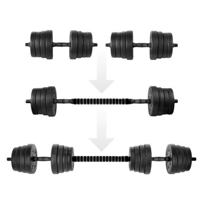 Spokey verstellbares Kurzhantelset 2x 15 kg schwarz PONDUS 30