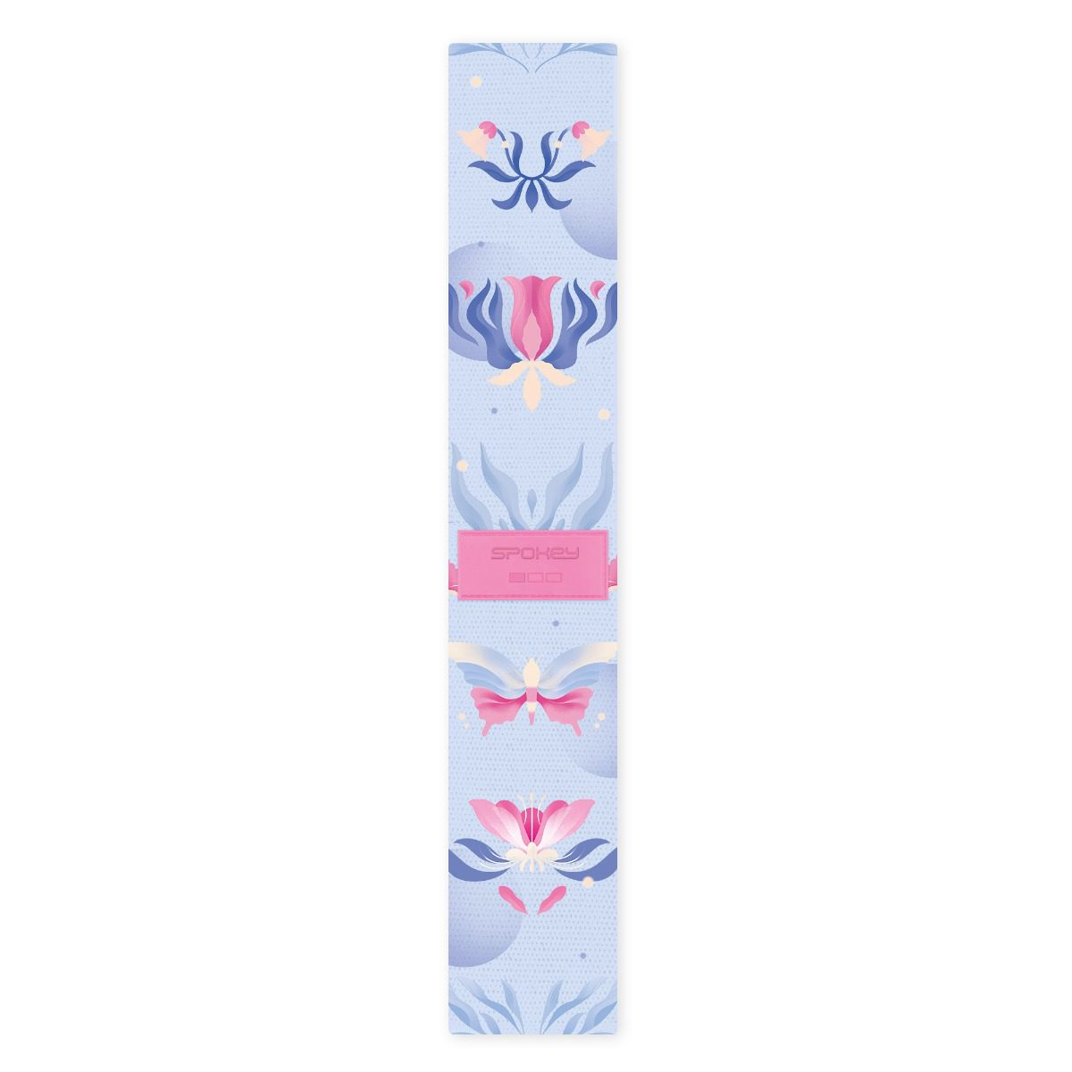 Spokey Bloom Widerstandsband Blau Rosa 32x5 cm 20 kg